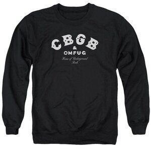 CBGB Classic Logo Rock Band Sweatshirt Music Crewneck Pullover 05